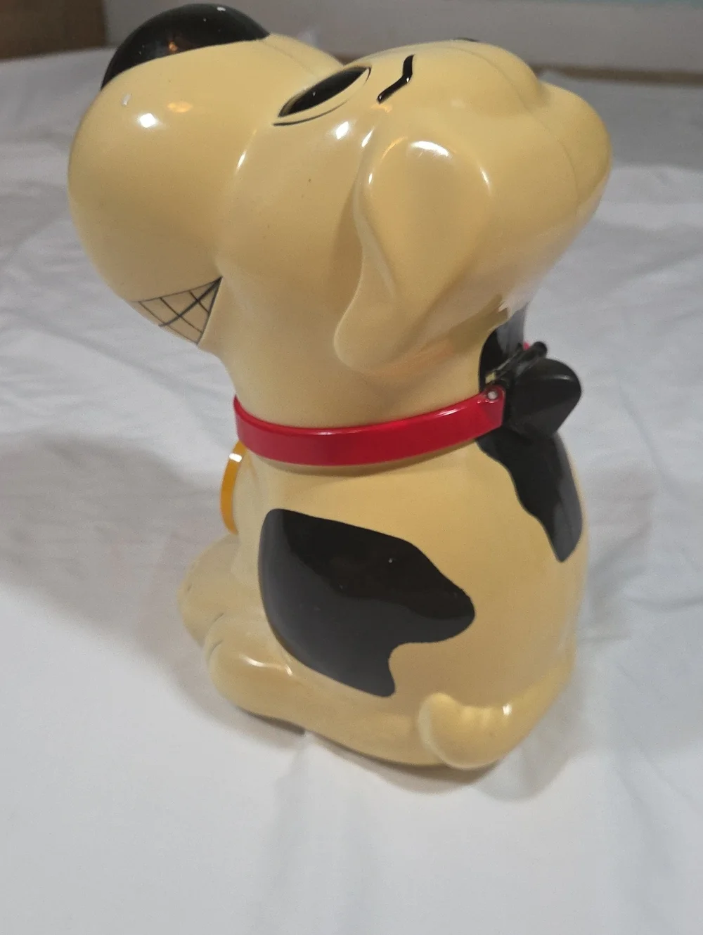 Barking Dog Treat Jar Vintage 1991 Fundamental Smiling Puppy Barks WORKS
